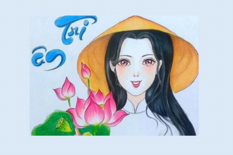 Chi tiết hướng dẫn vẽ khuôn mặt cô giáo cho ngày 20-11